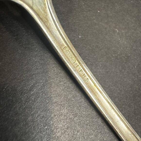 VTG National Silver Co 6pc Viceroy FLAME Cocktail Forks 6" Silverplate 1938 - Picture 4 of 5